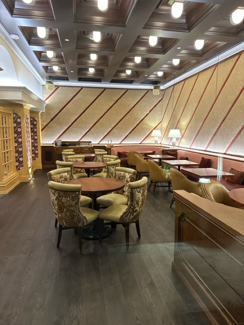 The same Maple Wood Group dining room detailed and ready for opening